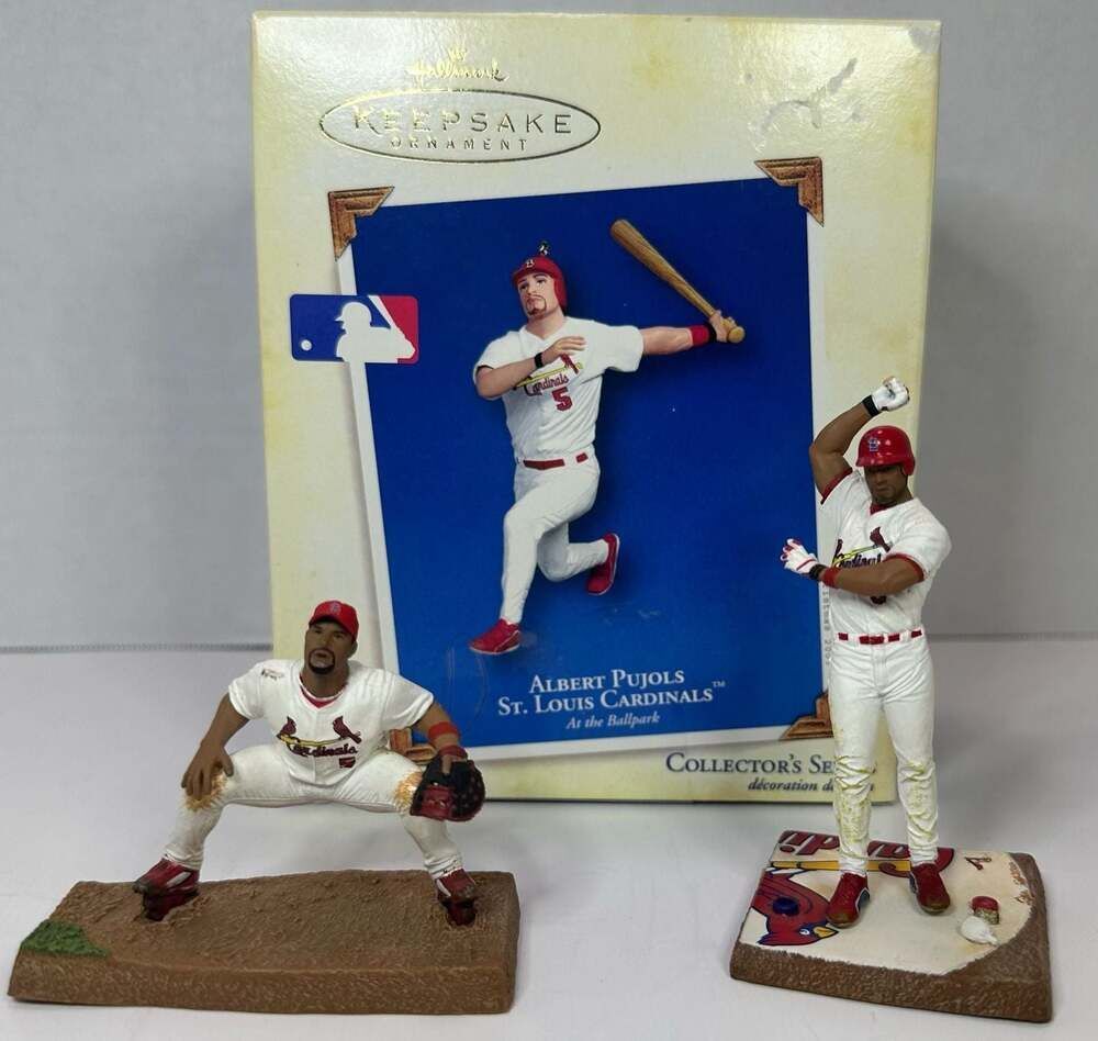 Albert Pujols St. Louis Cardinals NIB 2005 Hallmark Keepsake Ornament 2 McFarlan